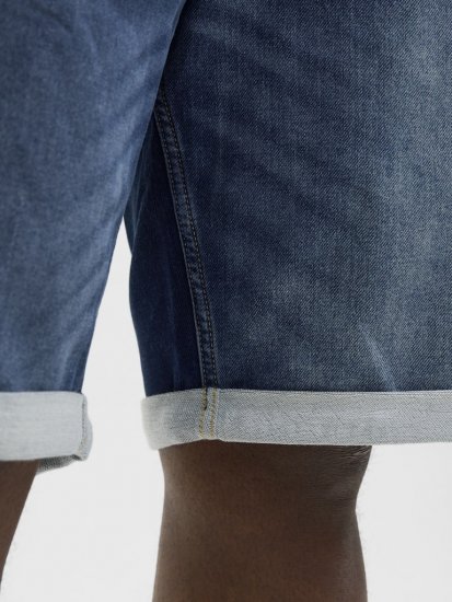 Jack & Jones Rick Con I.K. SHORTS GE 132 SN Blue Denim - Szorty - Szorty W40-W60