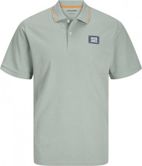 Jack & Jones Hudson Short Sleeve Polo Iceberg Green - Koszulki polo - Koszulki Polo 2XL-8XL