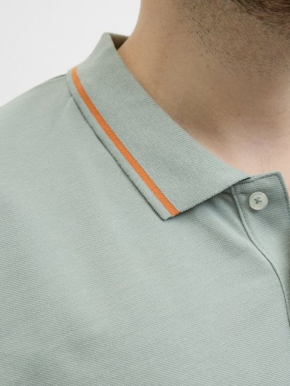 Jack & Jones Hudson Short Sleeve Polo Iceberg Green - Koszulki polo - Koszulki Polo 2XL-8XL
