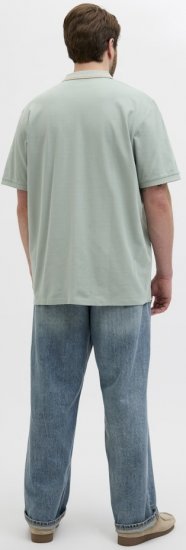 Jack & Jones Hudson Short Sleeve Polo Iceberg Green - Koszulki polo - Koszulki Polo 2XL-8XL