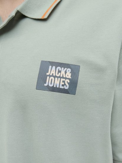 Jack & Jones Hudson Short Sleeve Polo Iceberg Green - Koszulki polo - Koszulki Polo 2XL-8XL