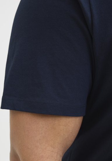 Jack & Jones Hawaii Shape Crew Neck T-Shirt Navy - Koszulki - T-shirty meskie Duże Rozmiary - 2XL-14XL