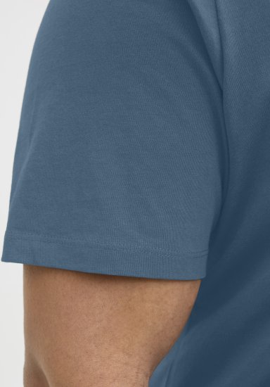 Jack & Jones Hawaii Shape Crew Neck T-Shirt Blue - Koszulki - T-shirty meskie Duże Rozmiary - 2XL-14XL