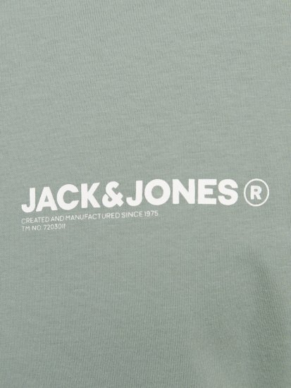Jack & Jones Hawaii Crew Neck T-Shirt Iceberg Green - Koszulki - T-shirty meskie Duże Rozmiary - 2XL-14XL