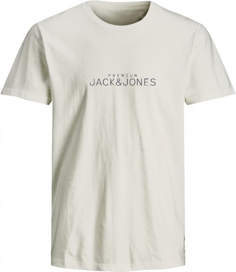 Jack & Jones Lavance Crew Neck T-Shirt White - Koszulki - T-shirty meskie Duże Rozmiary - 2XL-14XL