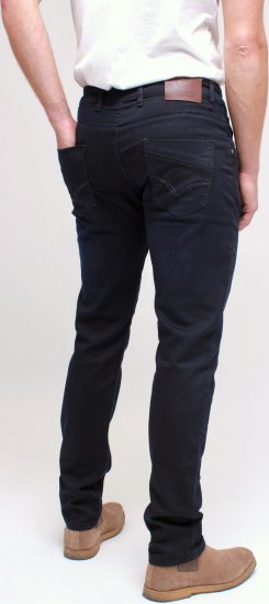 Kam Jeans Jacob Knitted Denim Reg Fit Jeans Blue-Black - Dżinsy & spodnie - Dżinsy i Spodnie - W40-W70