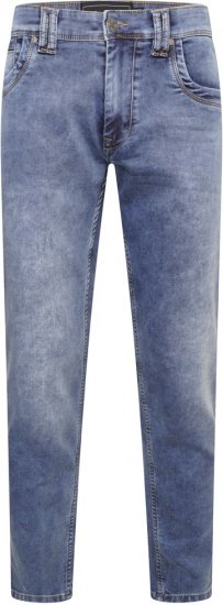 Kam Jeans Jacob Knitted Denim Reg Fit Jeans Light Wash Blue - Dżinsy & spodnie - Dżinsy i Spodnie - W40-W70