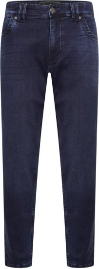 Kam Jeans Jacob Knitted Denim Reg Fit Jeans Blue-Black - Dżinsy & spodnie - Dżinsy i Spodnie - W40-W70