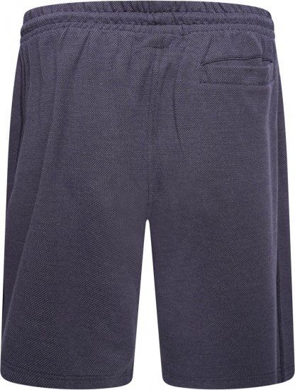 Kam Jeans 3317 Textured Interlock Shorts Indigo - Dresy & spodenki dresowe - Dresy & Spodnie Dresowe 2XL-12XL