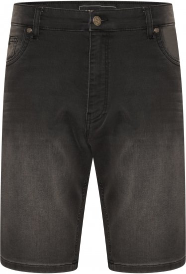 Kam Jeans NUNEZ2 Knitted Denim Stretch Shorts Charcoal - Szorty - Szorty W40-W60