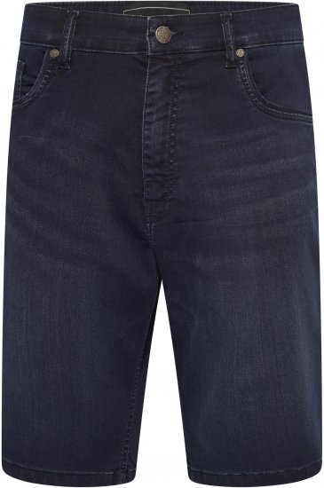 Kam Jeans NUNEZ2 Knitted Denim Stretch Shorts Dark Navy - Szorty - Szorty W40-W60