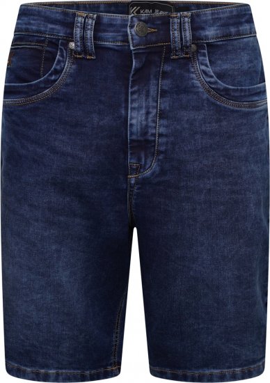 Kam Jeans Pepe Knitted Denim Shorts Random Mid Wash Blue - Szorty - Szorty W40-W60