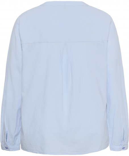 Kaffe Curve Nana Koszula z długim rękawem Niebieski - Bluzki & koszule - 