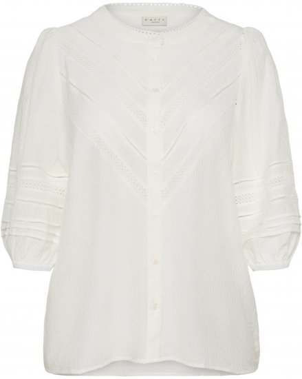 Kaffe Curve Liwa Shirt Chalk - Koszule - 