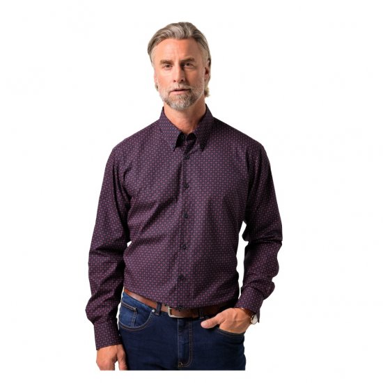 Boston Park Shirt Long Sleeve Navy Blue - Koszule - Koszule 2XL-10XL