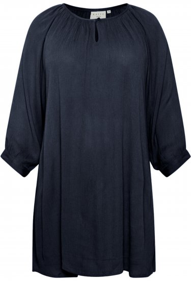 Kaffe Curve Ami Rękaw 3/4 Tunika Północny granat - T-shirty - 