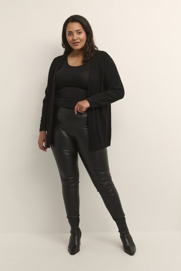 Kaffe Curve Farsia Kardigan Głęboka czerń - Bluzy & bluzy z kapturem - 