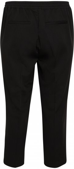 Kaffe Curve Sakira Spodnie cropped Głęboka czerń - Jeansy & Spodnie w Dużych Rozmiarach – Plus Size - 
