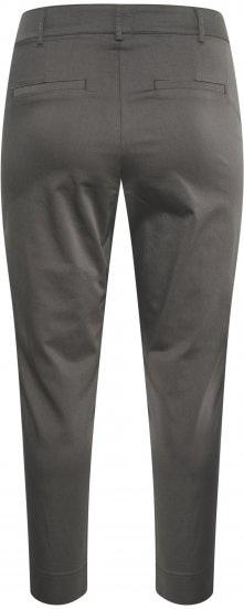 Kaffe Curve Leana Spodnie Chino 7/8 Ciemny Cień - Jeansy & Spodnie w Dużych Rozmiarach – Plus Size - 
