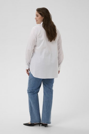 Kaffe Curve Laina Shirt Optical White - Koszule - 