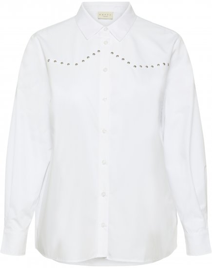 Kaffe Curve Janni Shirt Optical White - Koszule - 