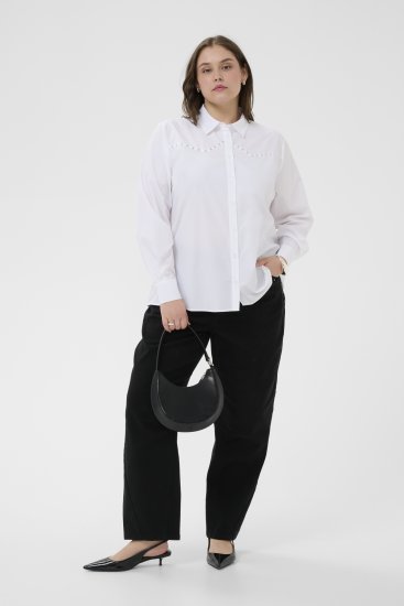 Kaffe Curve Janni Shirt Optical White - Koszule - 