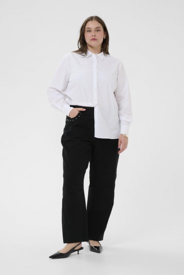 Kaffe Curve Janni Shirt Optical White - Koszule - 