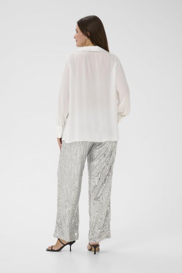 Kaffe Curve Gina Shirt White - Koszule - 