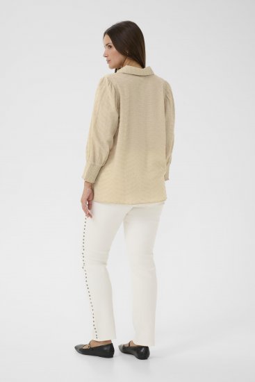 Kaffe Curve Penelopia Shirt Feather Grey - Koszule - 