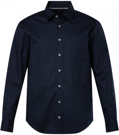 JP1880 Shirt Long Sleeve Modern Fit Navy Blue TALL - ODZIEŻ MĘSKA MT-6XLT - WYSOKIE-rozmiary