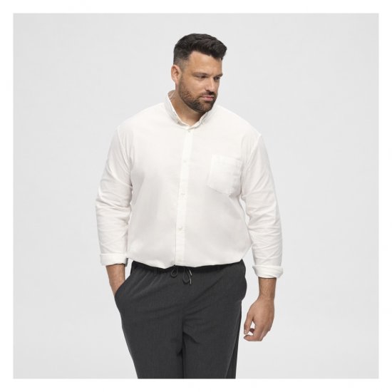 North Latitude Oxford Shirt White - Koszule - Koszule 2XL-10XL