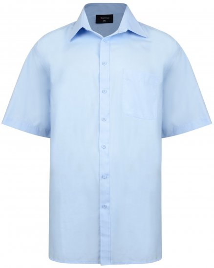 Espionage SH147 Shirt Short Sleeve Blue - Koszule - Koszule 2XL-10XL