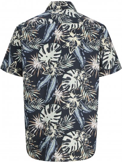 Jack & Jones Honolulu Short Sleeve Resort Shirt Black - Koszule - Koszule 2XL-10XL