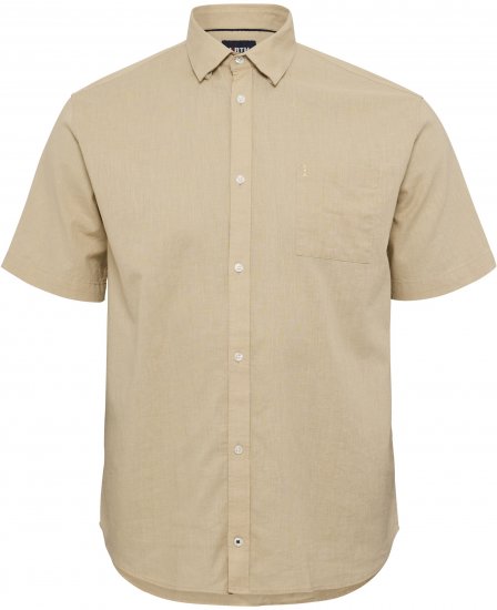 North Latitude 51106 Short Sleeve Shirt Sand - Koszulki z krótkim rękawem - Męskie koszule z krótkim rękawem