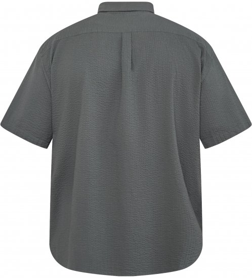 North Latitude 61306 Koszulowa Kurtka z Krótkim Rękawem Ciemnozielony - Koszule - Koszule 2XL-10XL