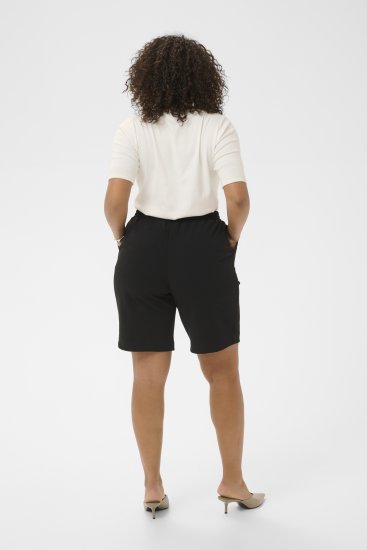 Kaffe Curve Pheolo Shorts Black Deep - Szorty - 