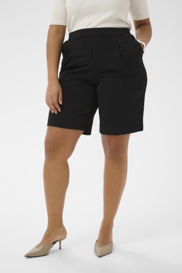 Kaffe Curve Pheolo Shorts Black Deep - Szorty - 