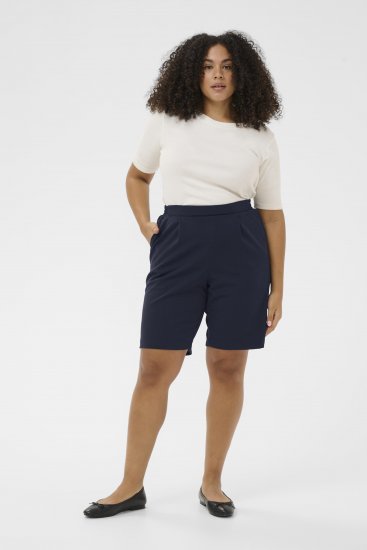 Kaffe Curve Pheolo Shorts Midnight Marine Navy - Szorty - 