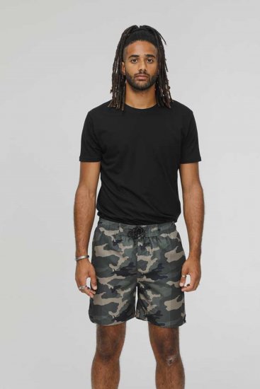 D555 Kody Camo Printed Swimshorts Khaki - Kąpielówki - Kąpielówki - 2XL-12XL