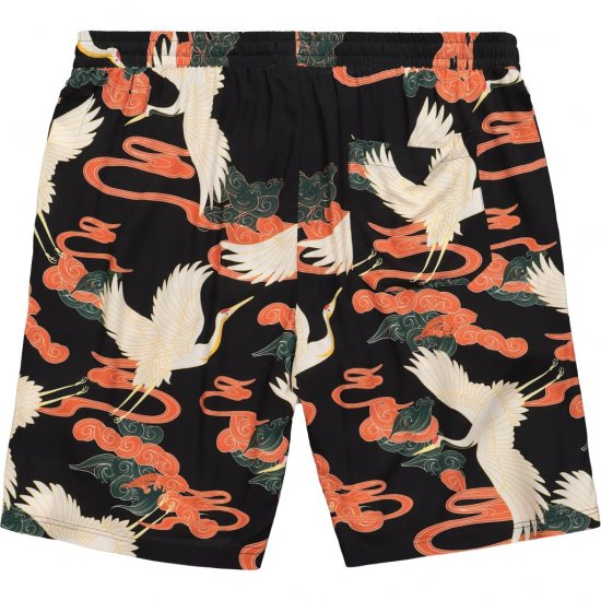 JP1880 Bermuda Shorts Floral All-over Print Black - Szorty - Szorty W40-W60
