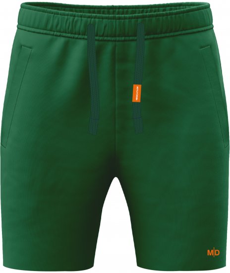 Motley Denim Paris Sweatshorts Racing Green - Dresy & spodenki dresowe - Dresy & Spodnie Dresowe 2XL-12XL