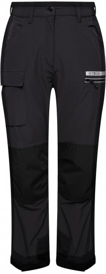 Ulla Popken HYPRAR Multifunctional Durable Inset Trekking Pants Black - Jeansy & Spodnie w Dużych Rozmiarach – Plus Size - 