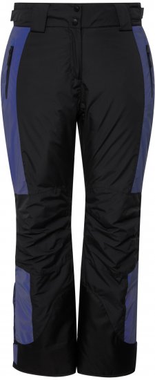 Ulla Popken Ski Pants Reflector Waterproof Velcro Closure Snow Gaiter Black - Jeansy & Spodnie w Dużych Rozmiarach – Plus Size - 