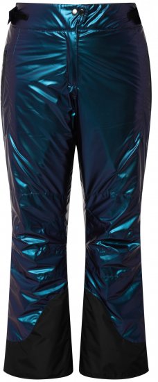 Ulla Popken Ski Pants Water-Repellent MBlue-Of-Pearl Velcro Closure Snow Gaiter Blue - Jeansy & Spodnie w Dużych Rozmiarach – Plus Size - 
