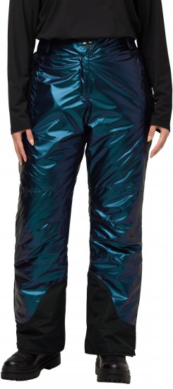 Ulla Popken Ski Pants Water-Repellent Mother-Of-Pearl Velcro Closure Snow Gaiter Blue - Jeansy & Spodnie w Dużych Rozmiarach – Plus Size - 