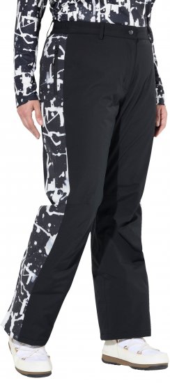 Ulla Popken Hyprar Functional Trousers Waterproof Velcro Closure Snow Gaiter Black - Jeansy & Spodnie w Dużych Rozmiarach – Plus Size - 