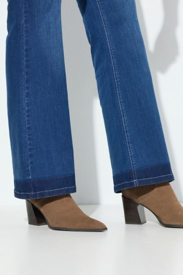 Ulla Popken Stretch Fit Bootcut Jeans Blue Denim - Ulla Popken - Ulla Popken Odzież Plus Size