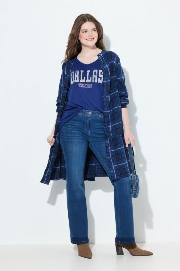Ulla Popken Stretch Fit Bootcut Jeans Blue Denim - Ulla Popken - Ulla Popken Odzież Plus Size