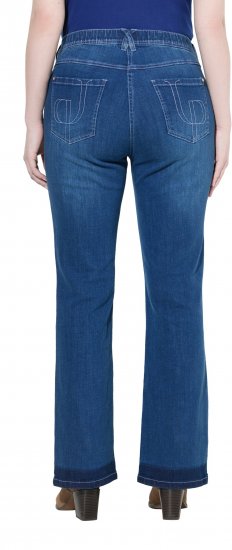 Ulla Popken Stretch Fit Bootcut Jeans Blue Denim - Jeansy & Spodnie w Dużych Rozmiarach – Plus Size - 