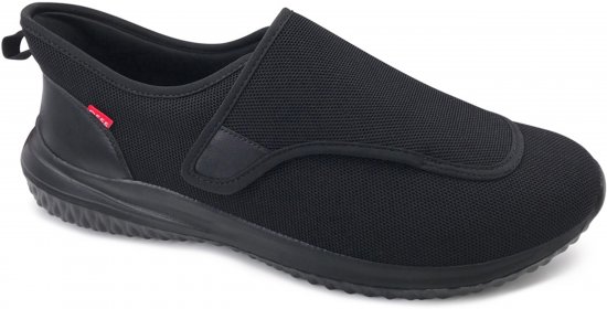 D555 Shelvey Kingsize Open Top Knitted Shoe Black - Trampki & sneakersy - 